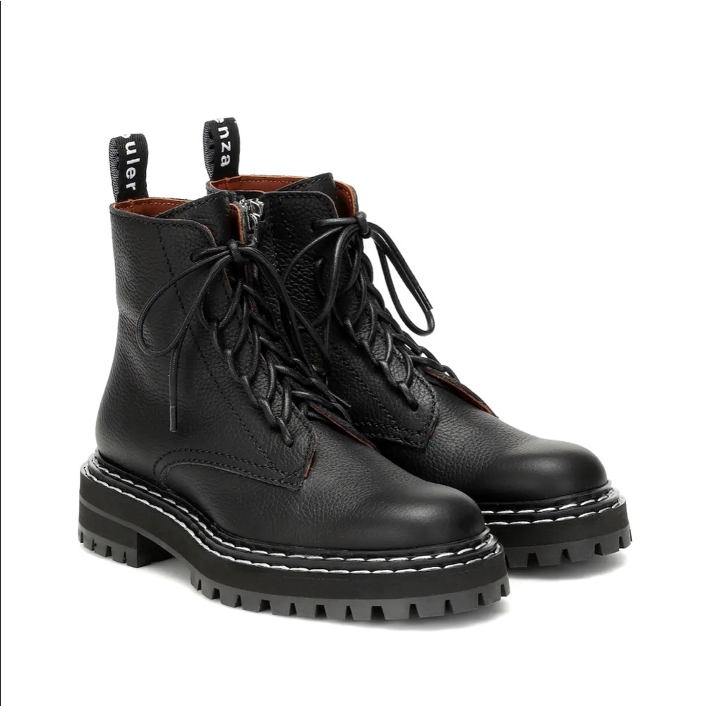 PROENZA SCHOULER
Leather lace-up ankle boots